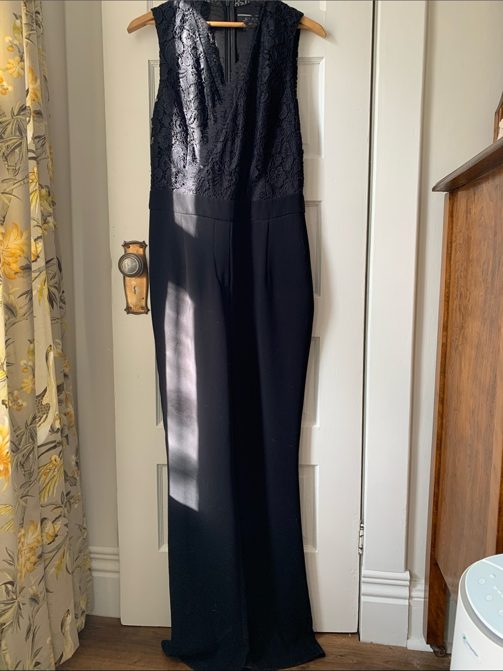 Le Chateau | Black Lace Bodice Pantsuit NWT Size S/M